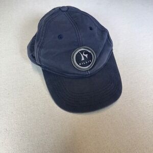 Killik Mens Navy Blue Canvas Baseball Cap Adjustable Hat American Flag Patch